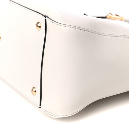 Fendi Vitello Glacier Medium FF Tote White 5 of 8