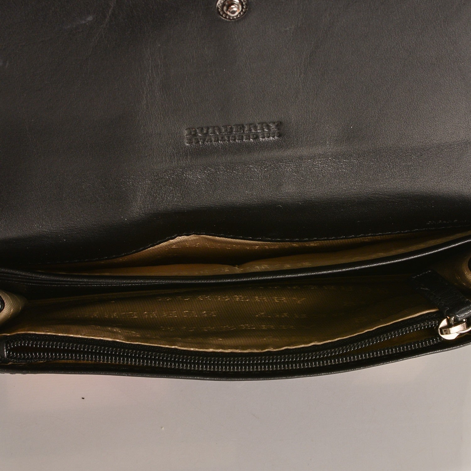 Burberry Supernova Check Penrose Continental Wallet Black 5 of 7