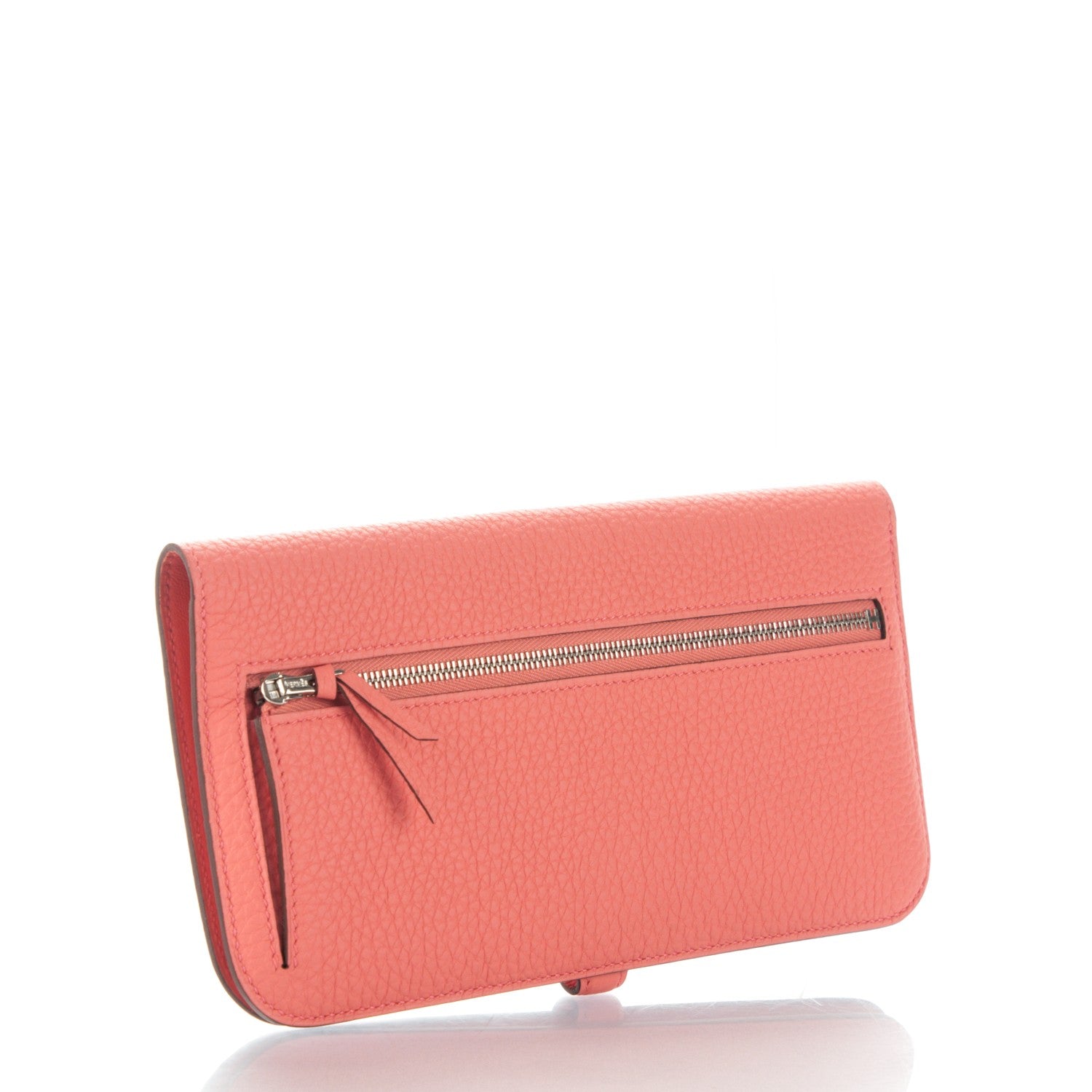 Hermes Togo Dogon Recto Verso Wallet Rose Candy 3 of 7