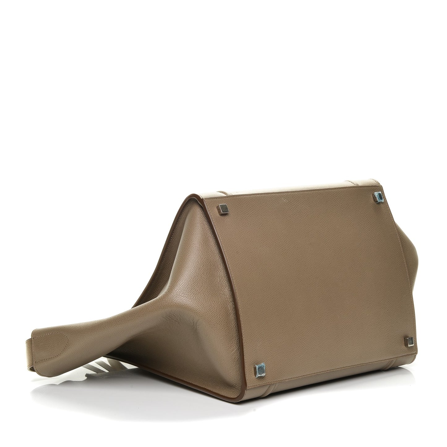 Grained Calfskin Medium Phantom Luggage Taupe