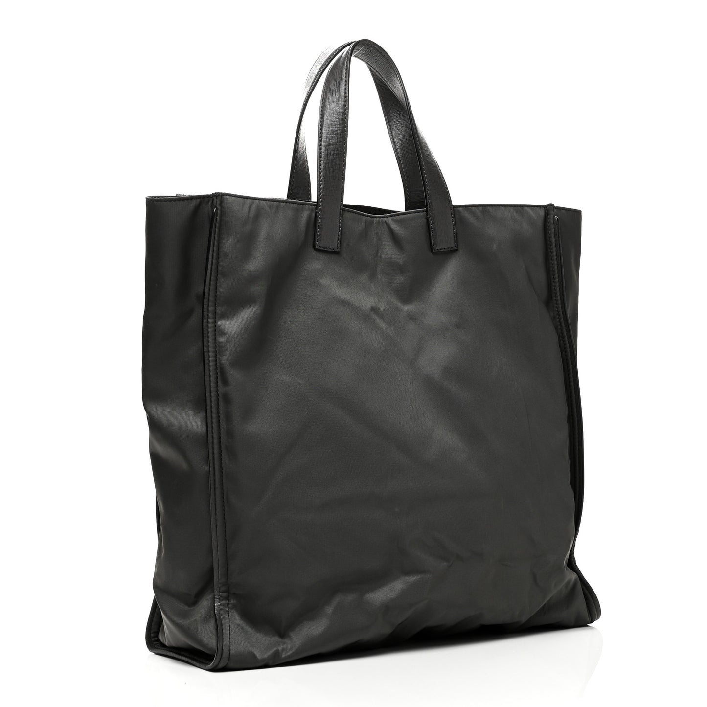 Nylon Vitello Elite Monster Eyes Tote Grey Multicolor