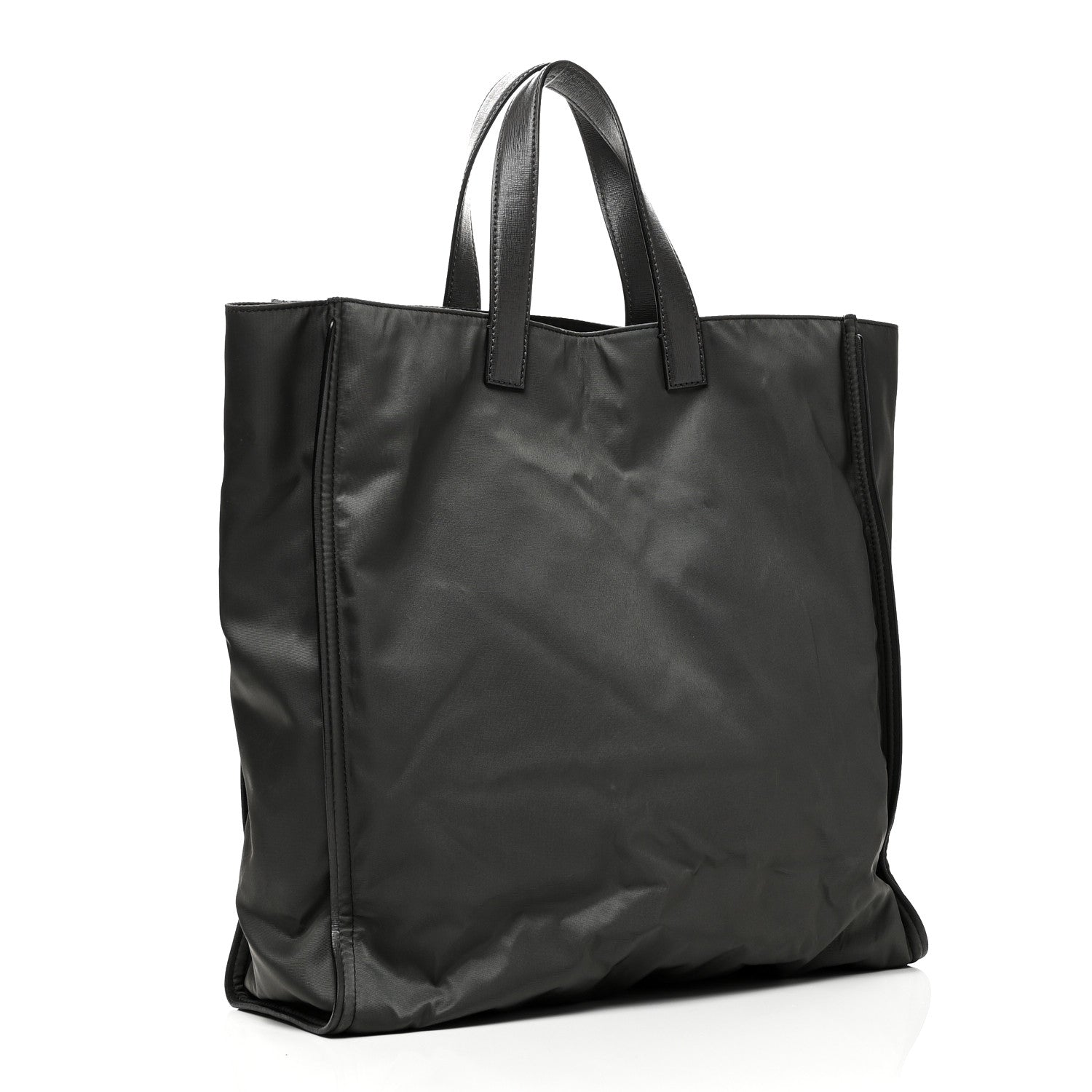 Fendi Nylon Vitello Elite Monster Eyes Tote Grey Multicolor 3 of 10