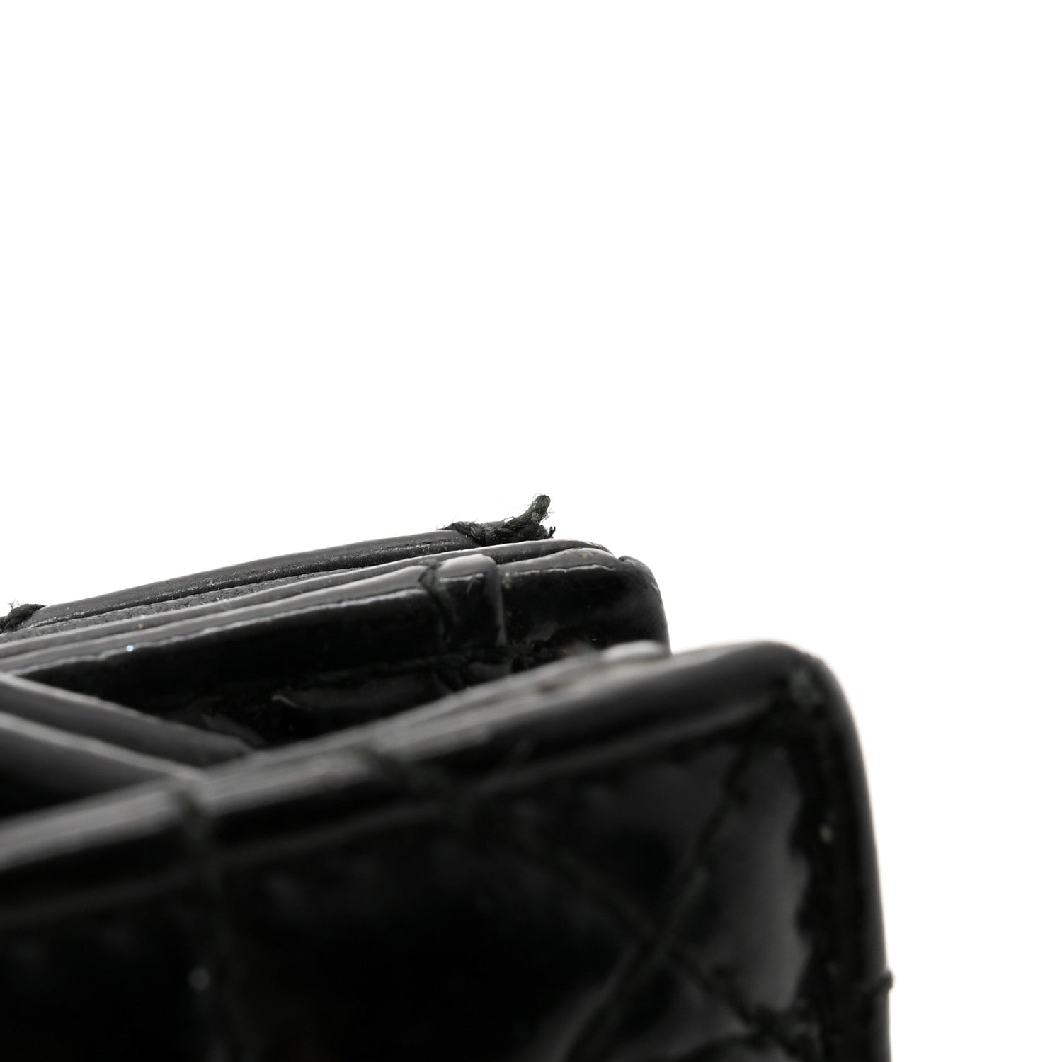 Christian Dior Patent Cannage Lady Dior Convertible Clutch Black 13 of 15