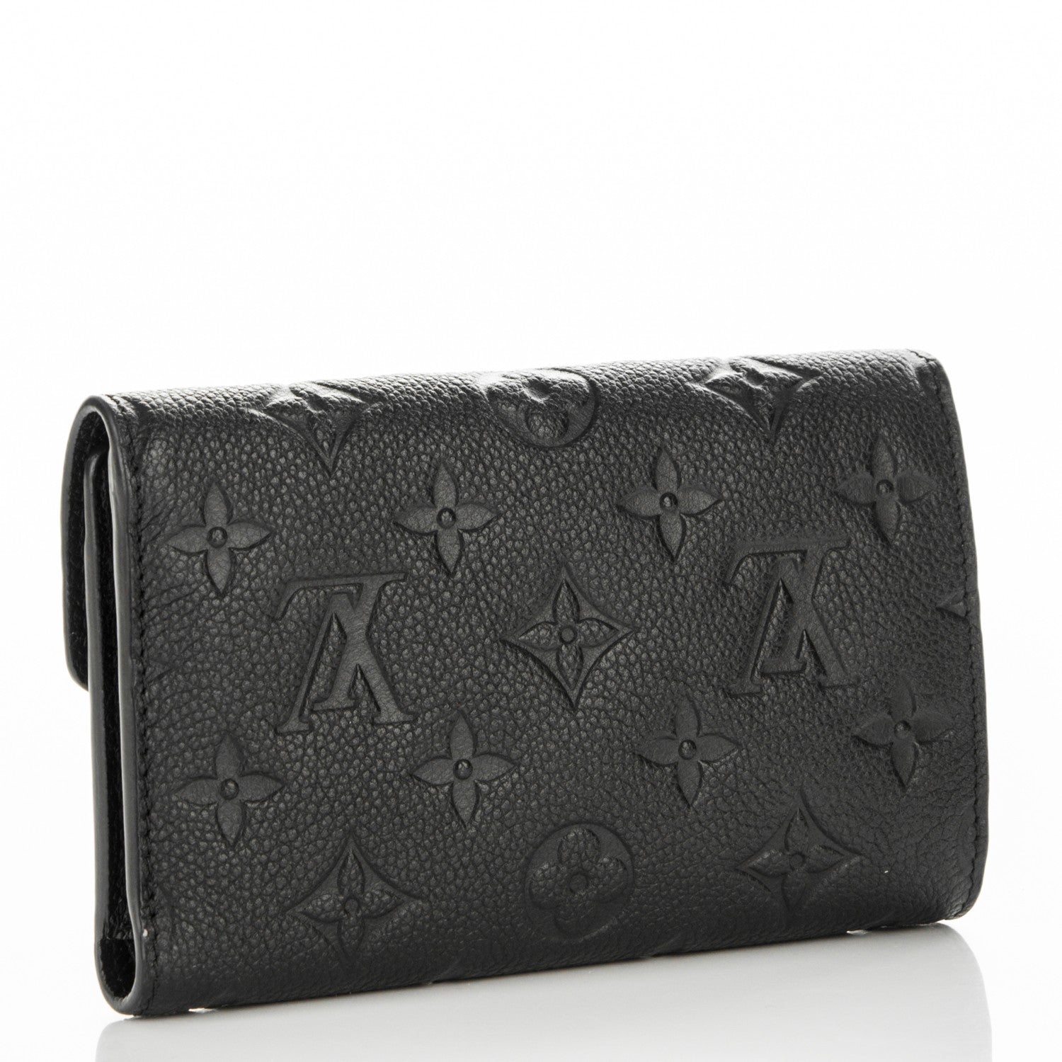Louis Vuitton Empreinte Compact Curieuse Wallet Black 3 of 6