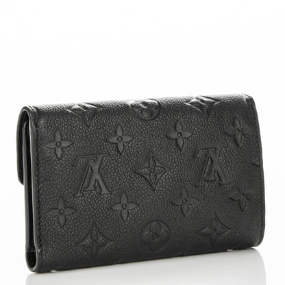 Louis Vuitton Empreinte Compact Curieuse Wallet Black 3 of 6