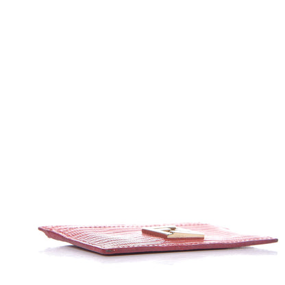 Fendi Lizard Card Holder Red 4 of 9