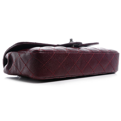 Chanel Caviar East West Flap Bordeaux 4 of 9