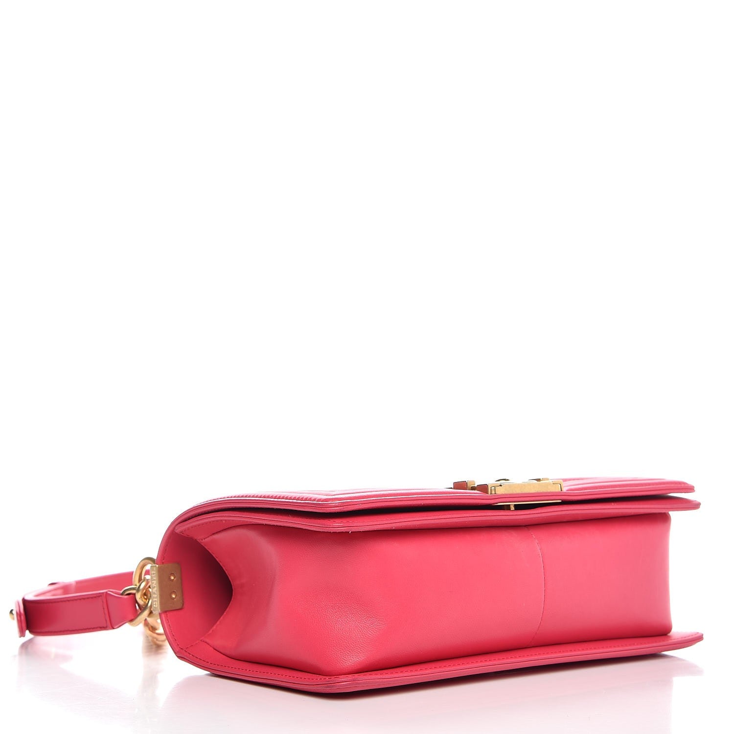 Chanel Lambskin Quilted Medium Boy Flap Fuchsia 4 of 8