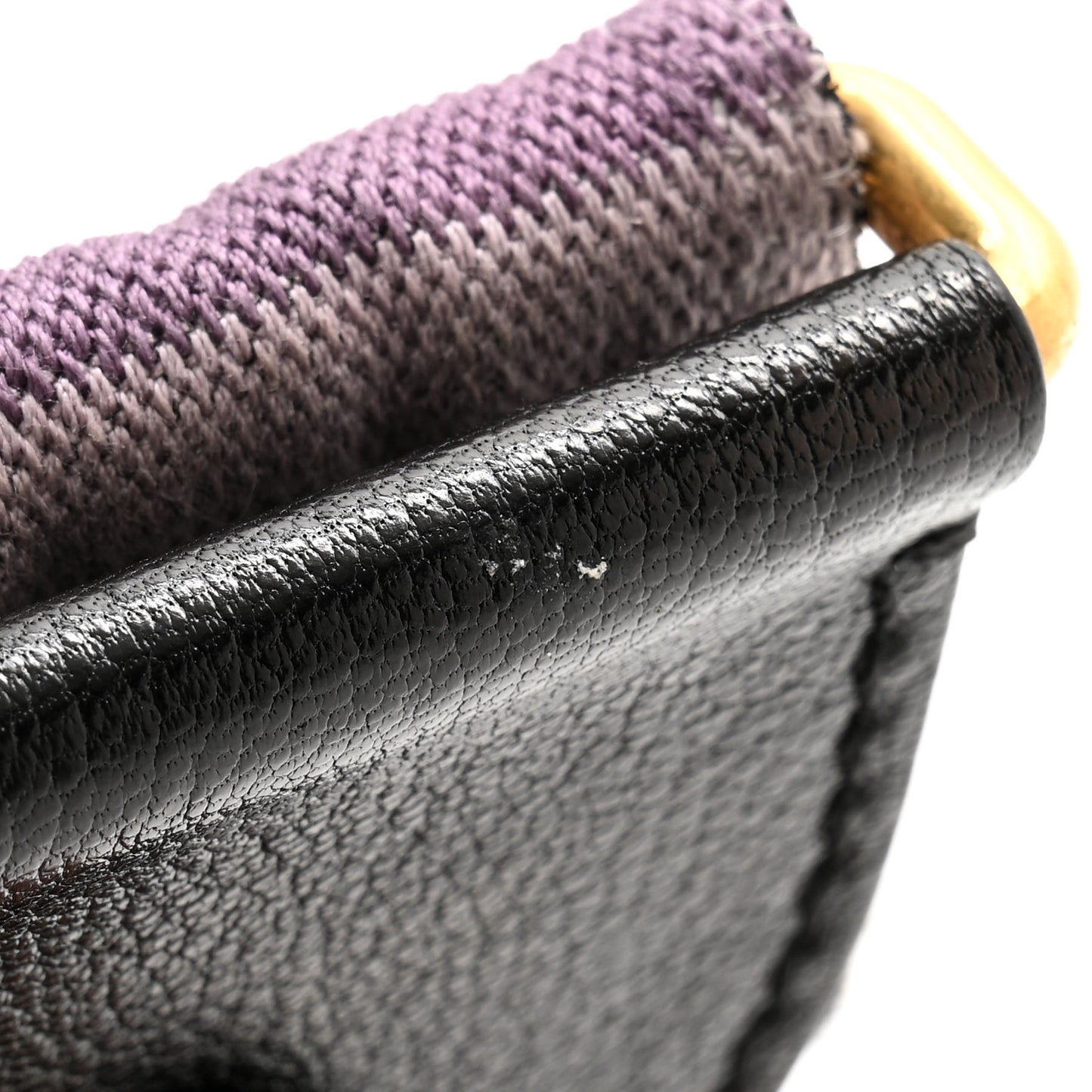 Canvas Embroidered Studded Rainbow Shoulder Strap