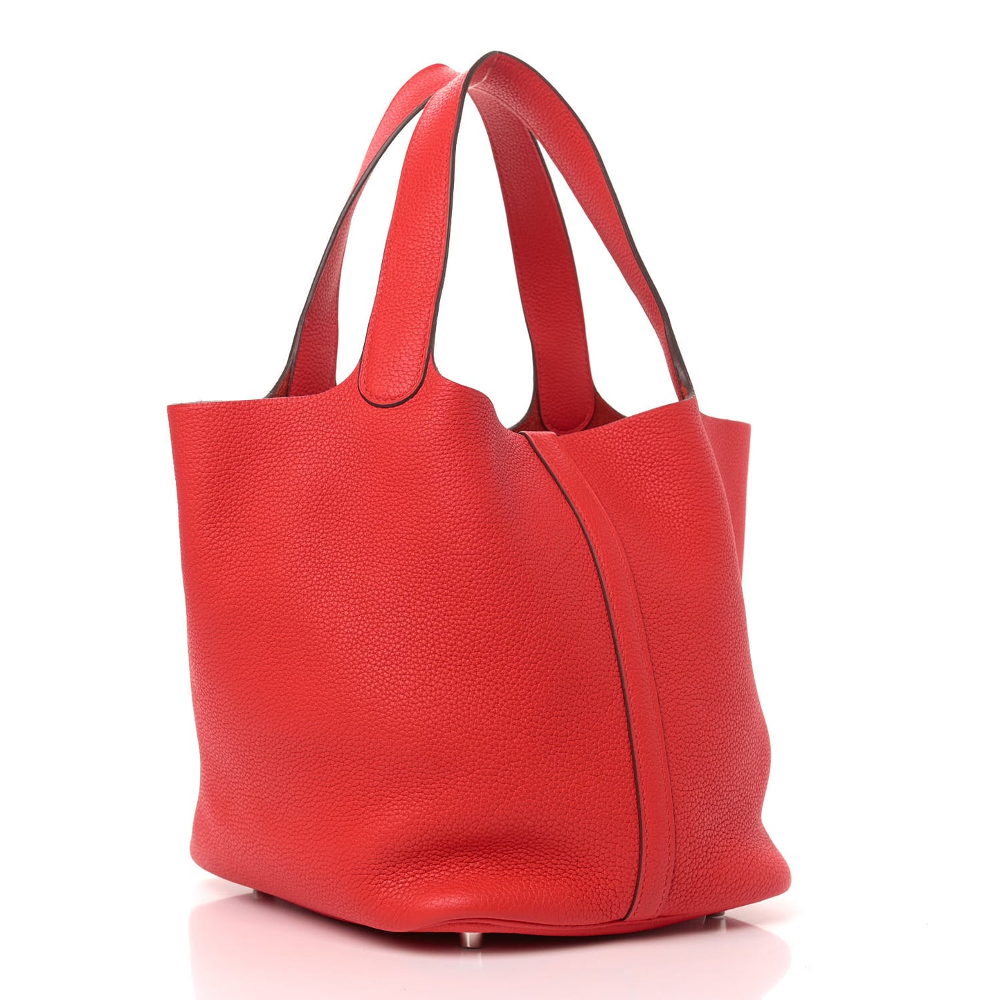 Taurillon Clemence Picotin Lock 22 MM Rouge De Coeur