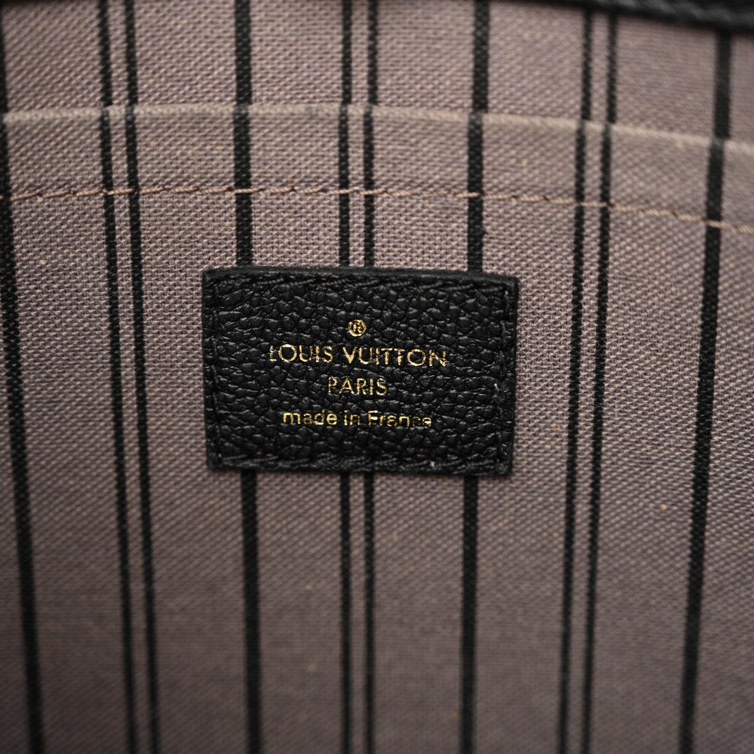 Louis Vuitton Empreinte Montaigne MM Black 6 of 14