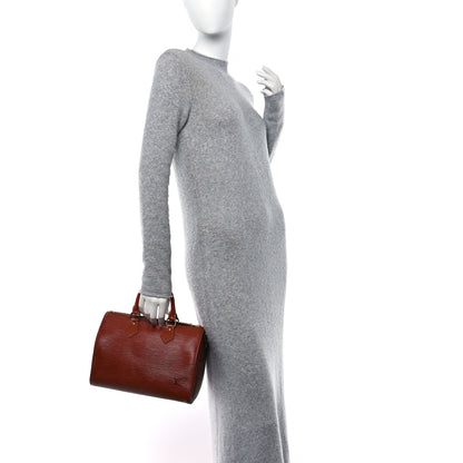 Louis Vuitton Epi Speedy 25 Kenyan Fawn 2 of 16