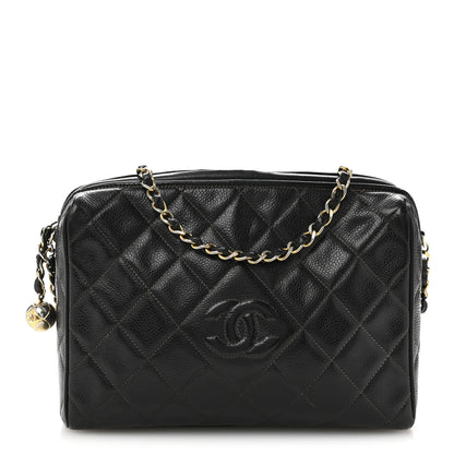 Chanel Caviar Quilted Camera Case Black 1 of 14