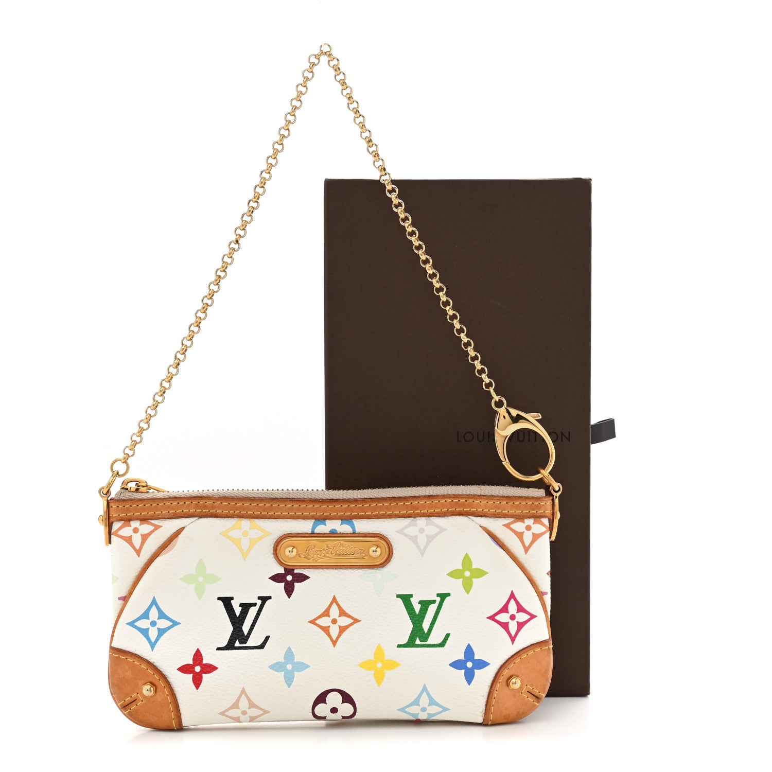 Louis Vuitton Monogram Multicolor Pochette Milla MM White 11 of 11