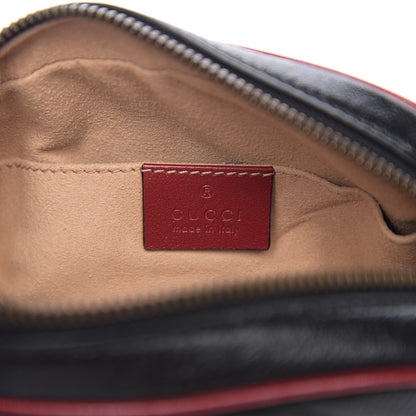 Gucci Calfskin Matelasse GG Marmont Belt Bag 75 30 Black 5 of 9