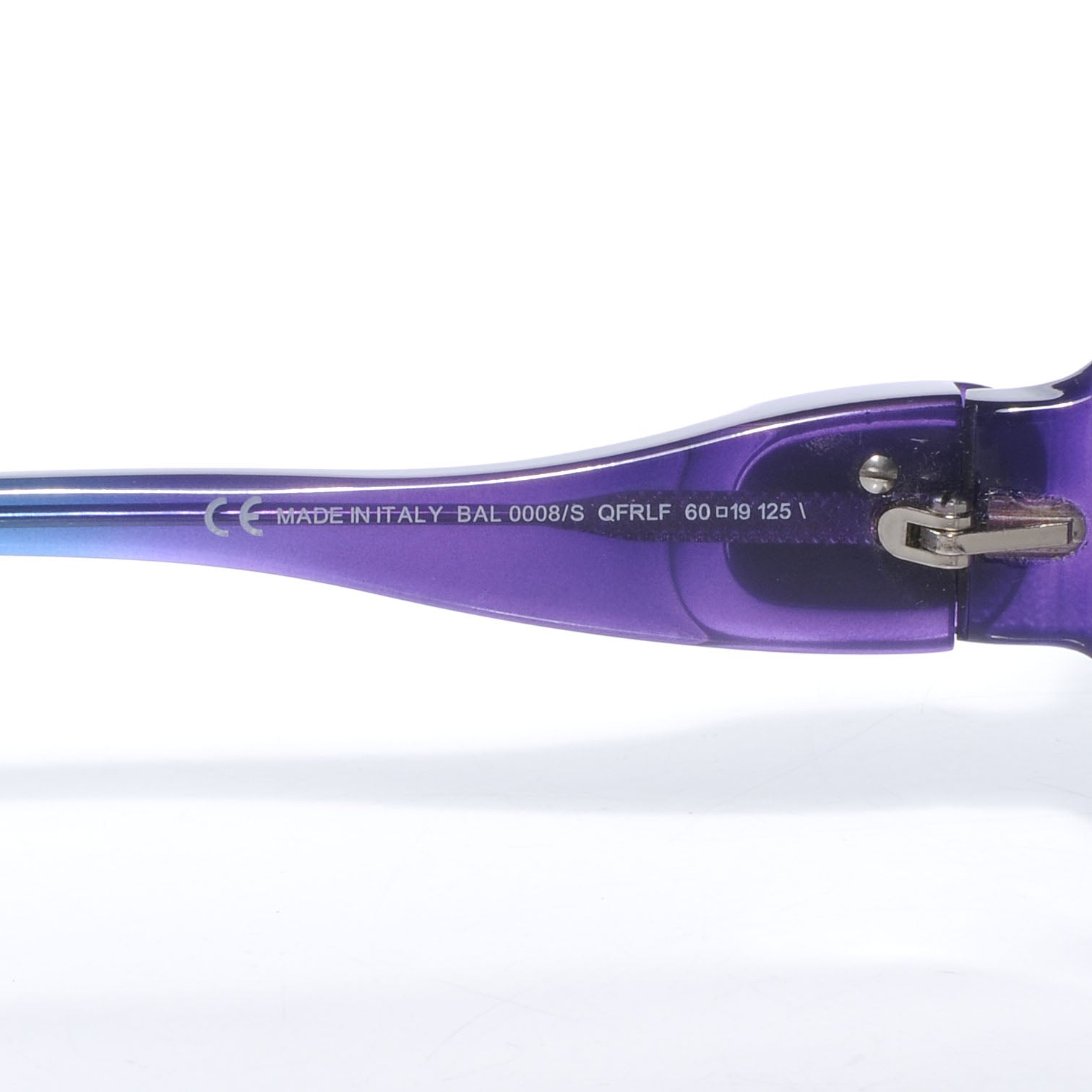 Balenciaga Oversized Sunglasses 0008 Purple 5 of 5