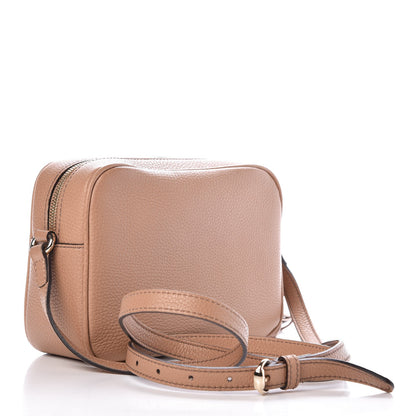 Gucci Pebbled Calfskin Small Soho Disco Bag Camelia 3 of 7