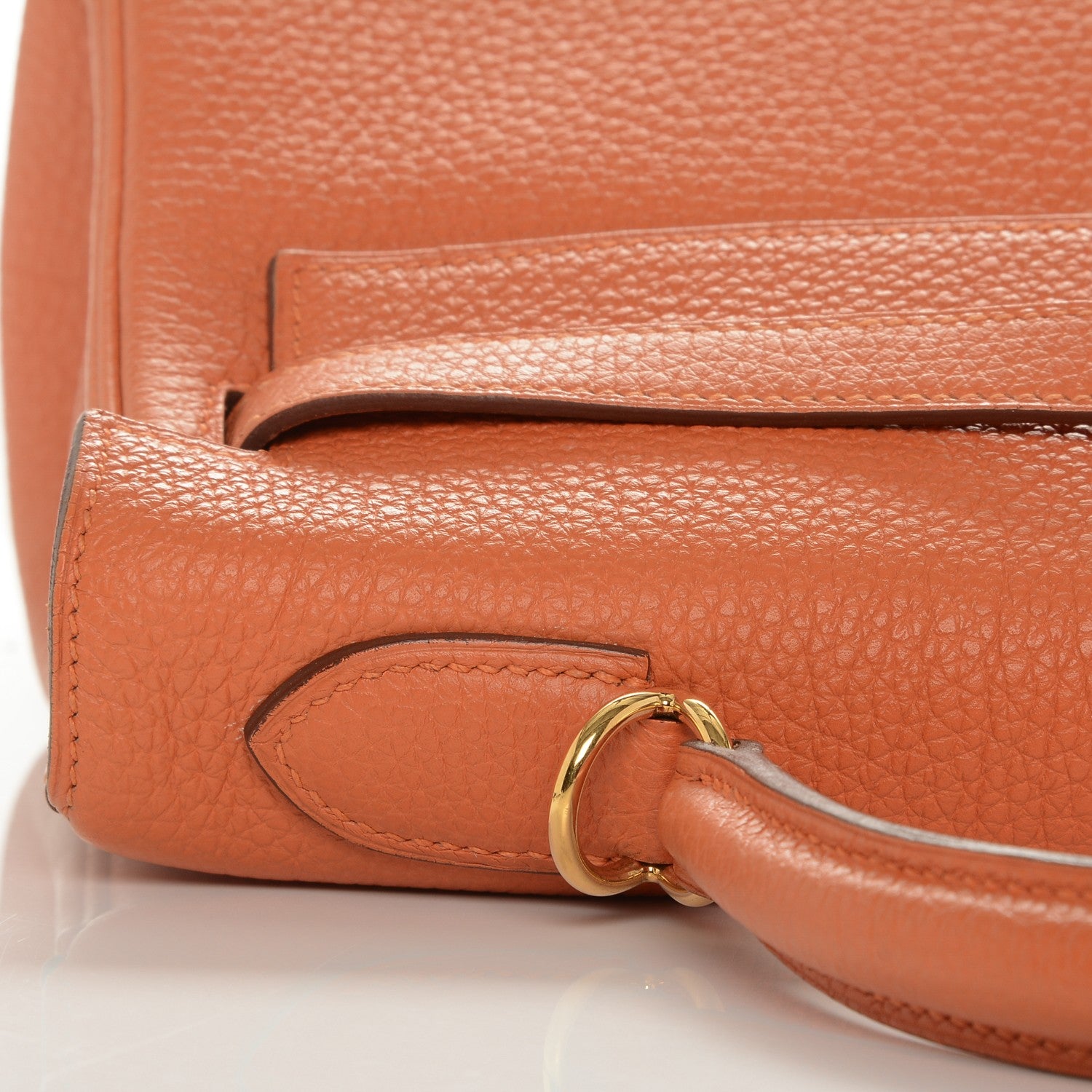 Hermes Togo Kelly Retourne 32 Orange 13 of 24