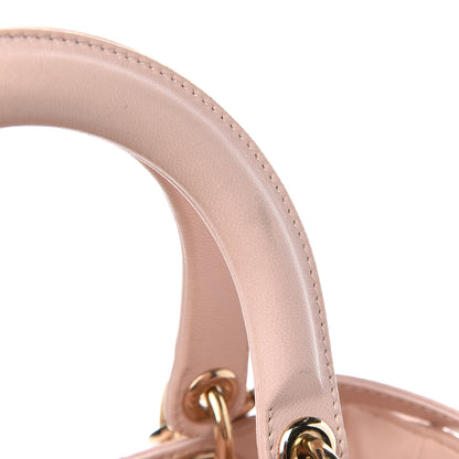 Christian Dior Lambskin Cannage Medium Lady Dior Light Pink 14 of 16