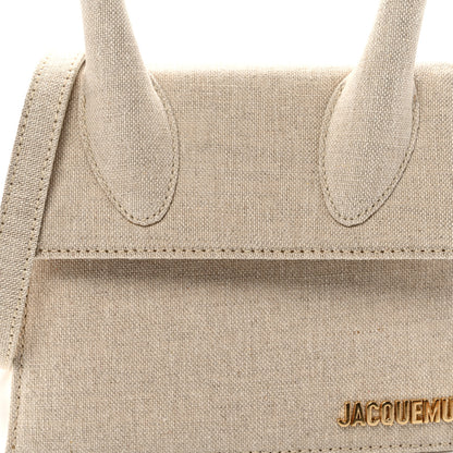 Jacquemus Linen Le Chiquito Moyen Light Greige 7 of 9
