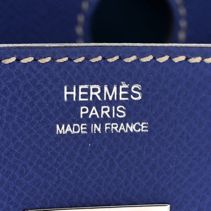 Hermes Epsom Candy Birkin 30 Bleu Electrique Mykonos 6 of 14