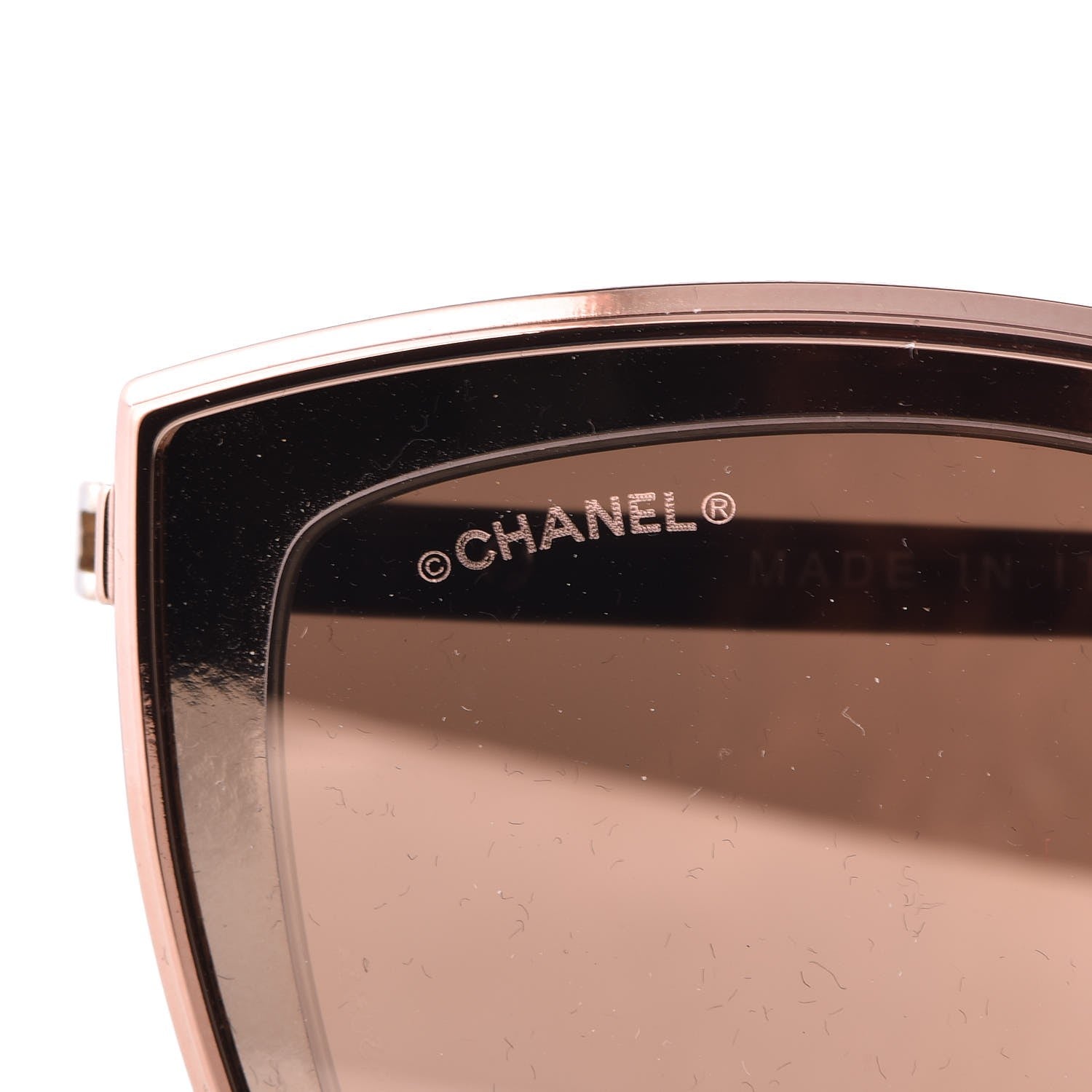 Chanel Metal Cat Eye Sunglasses 4222 Pink Gold 7 of 8