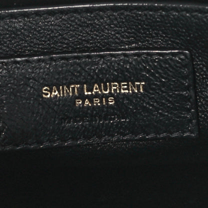 Saint Laurent Lambskin Quilted Monogram Baby Victoire Chain Clutch Blanc Vintage 5 of 11