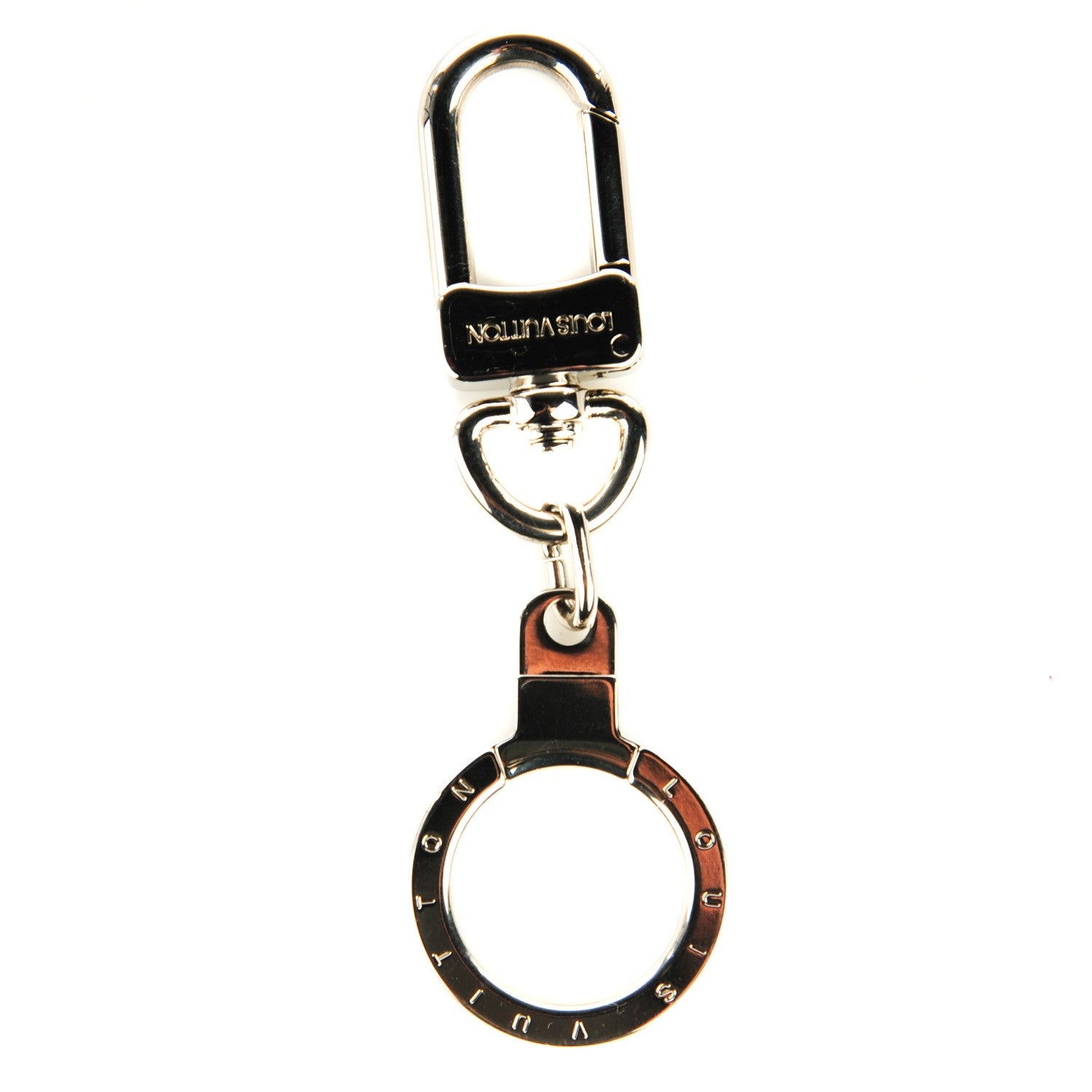 Louis Vuitton Pochette Extender Key Ring Silver 1 of 4