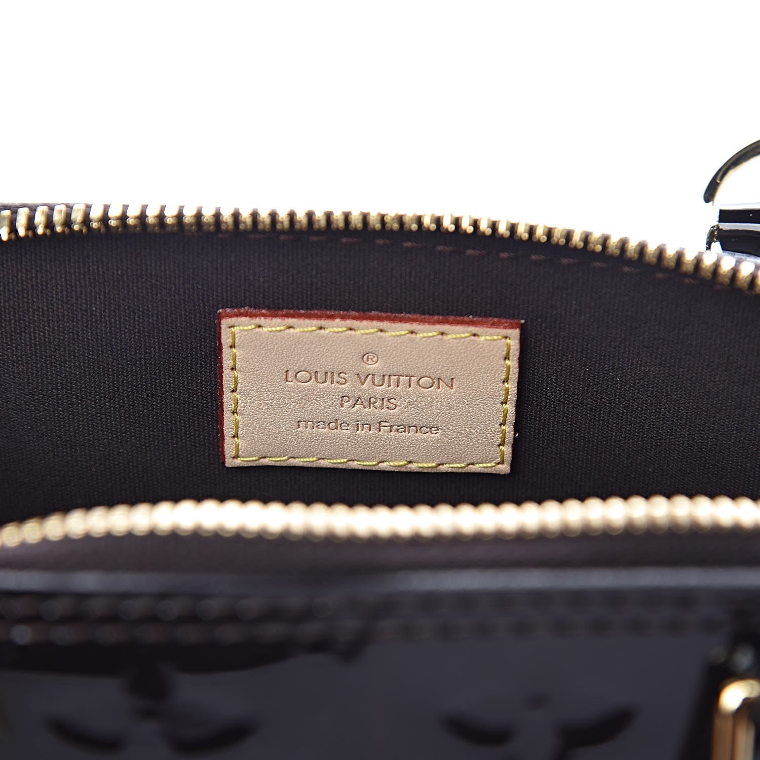 Louis Vuitton Vernis Alma BB Amarante 6 of 10
