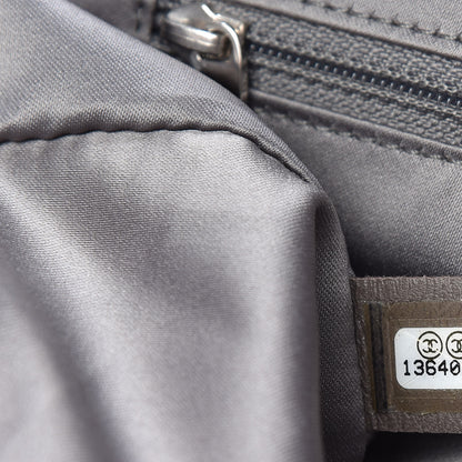 Chanel Lambskin Quilted Jumbo Coco Rain Flap Grey 9 of 12