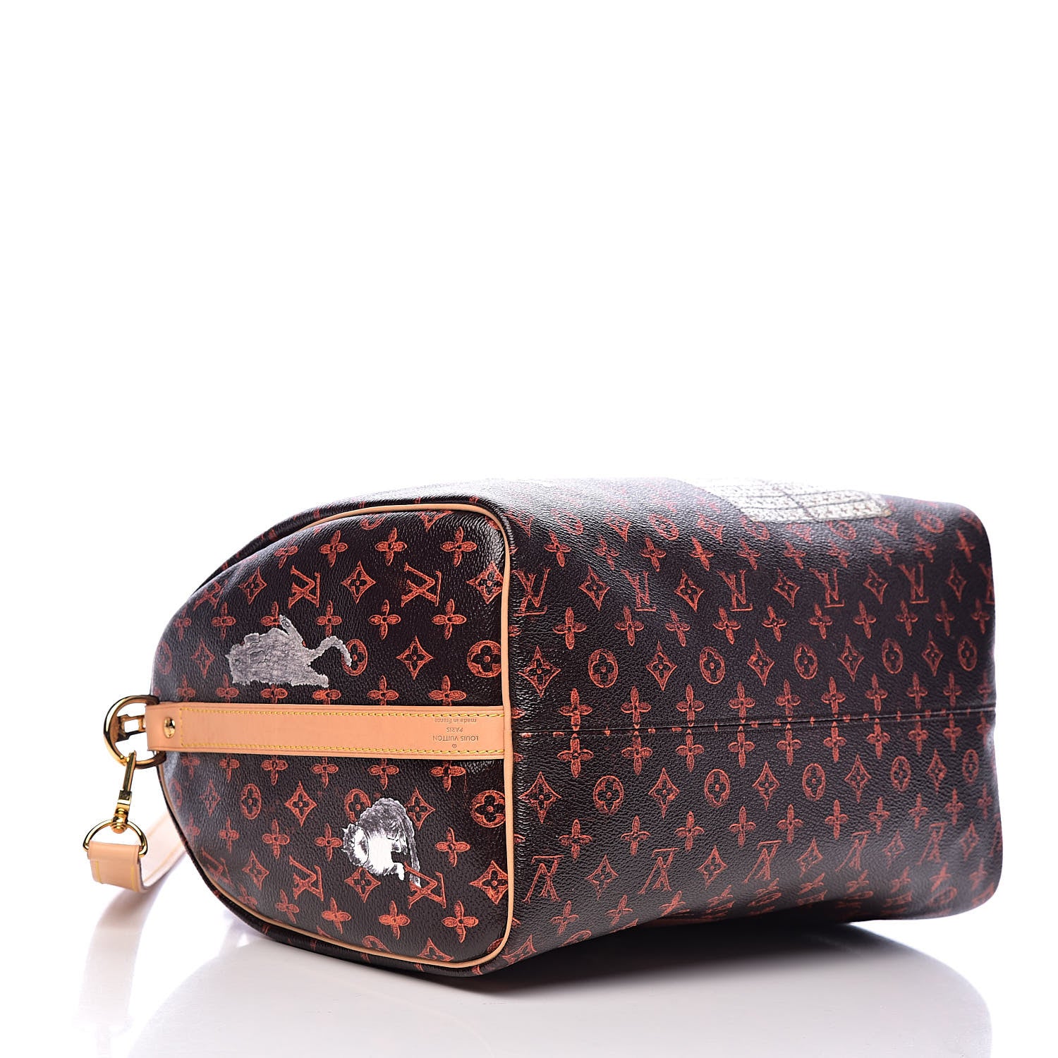 Louis Vuitton Catogram Speedy Bandouliere 30 Marron 4 of 10