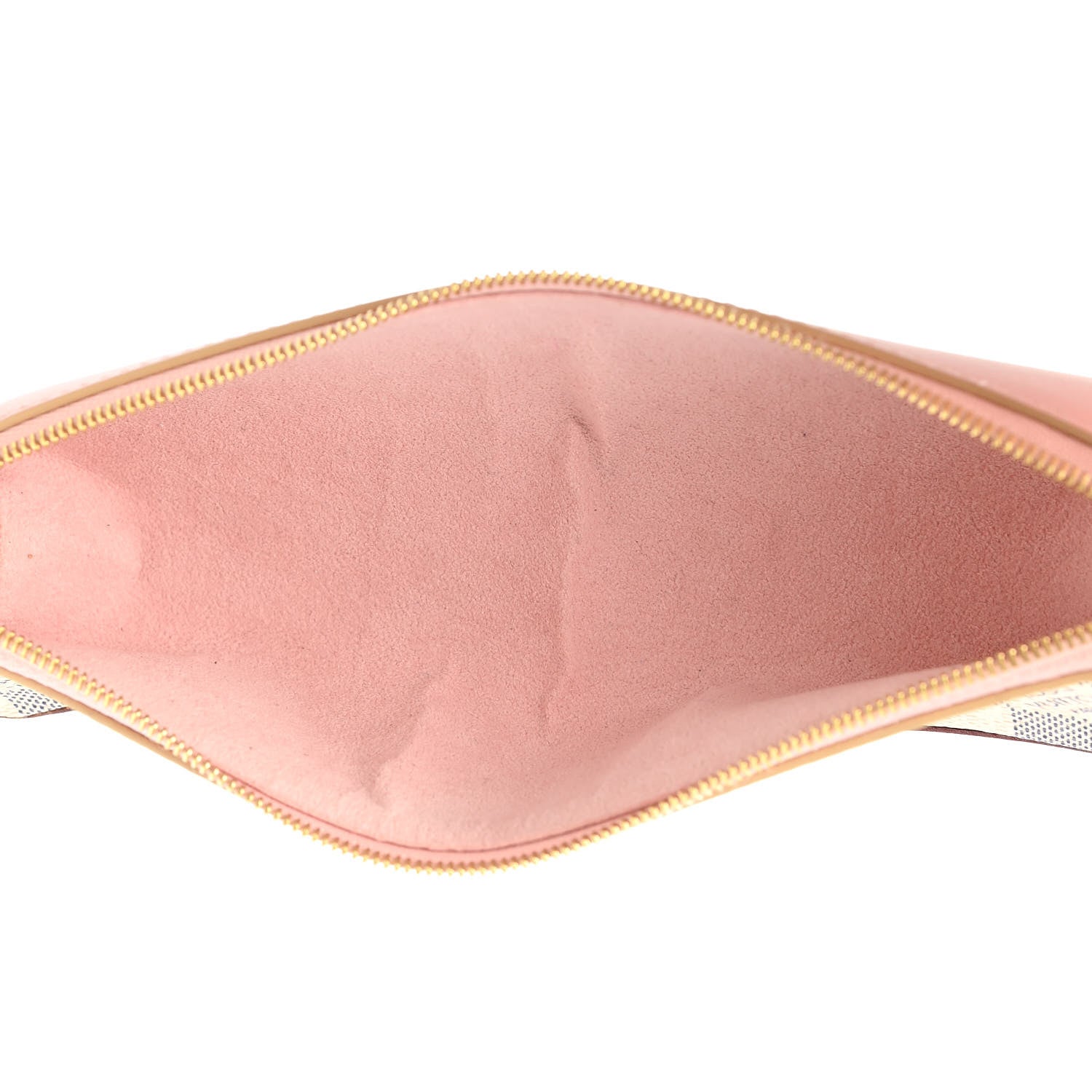 Louis Vuitton Damier Azur Elizabeth Pencil Pouch Rose Ballerine 5 of 9