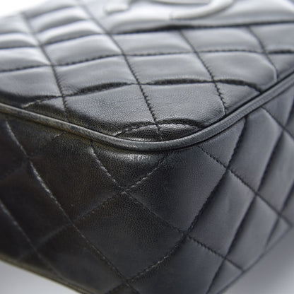 Chanel Lambskin Quilted CC Tassel Camera Case Black 12 of 16