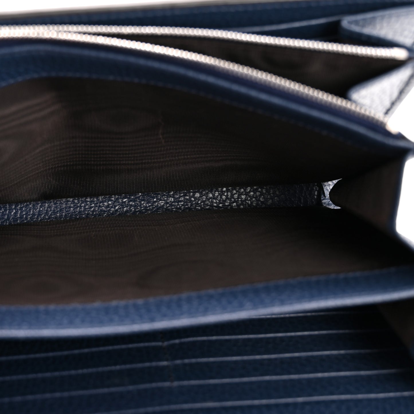Dollar Calfskin Crystal Mini Dionysus Chain Wallet Blue Agata Black Diamond