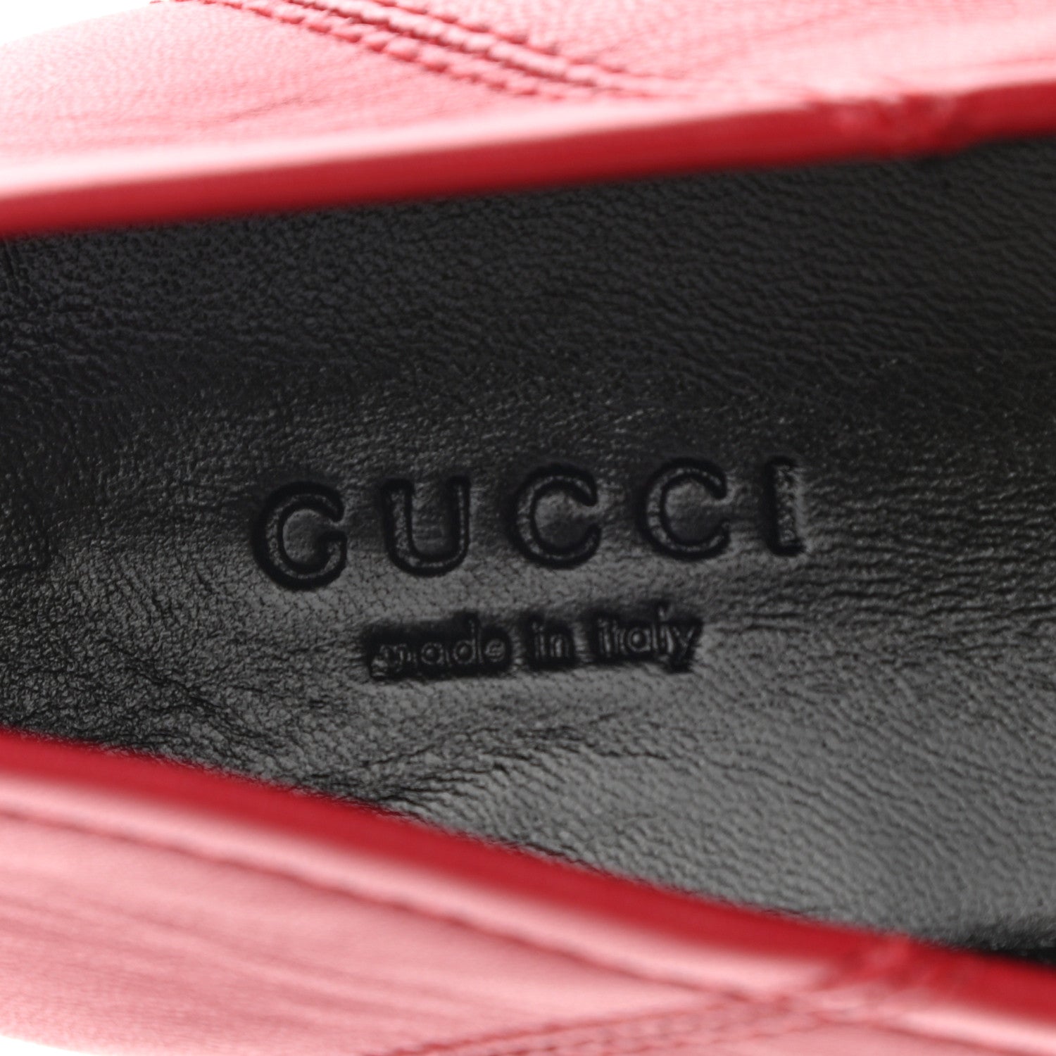 Gucci Lambskin Womens Brixton Horsebit Loafers 39.5 Hibiscus Red 7 of 9