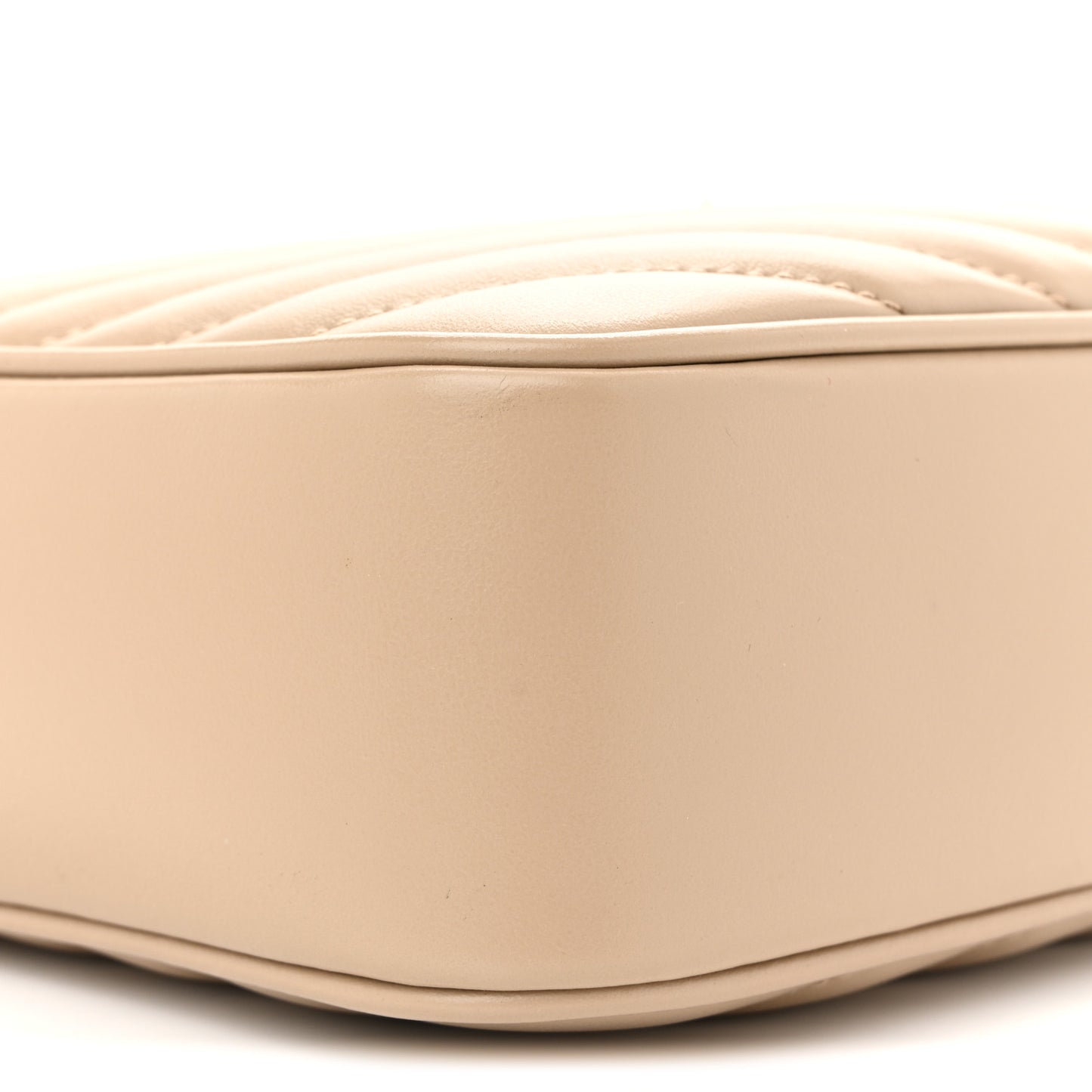 Calfskin Matelasse Monogram Lou Camera Bag Dark Beige