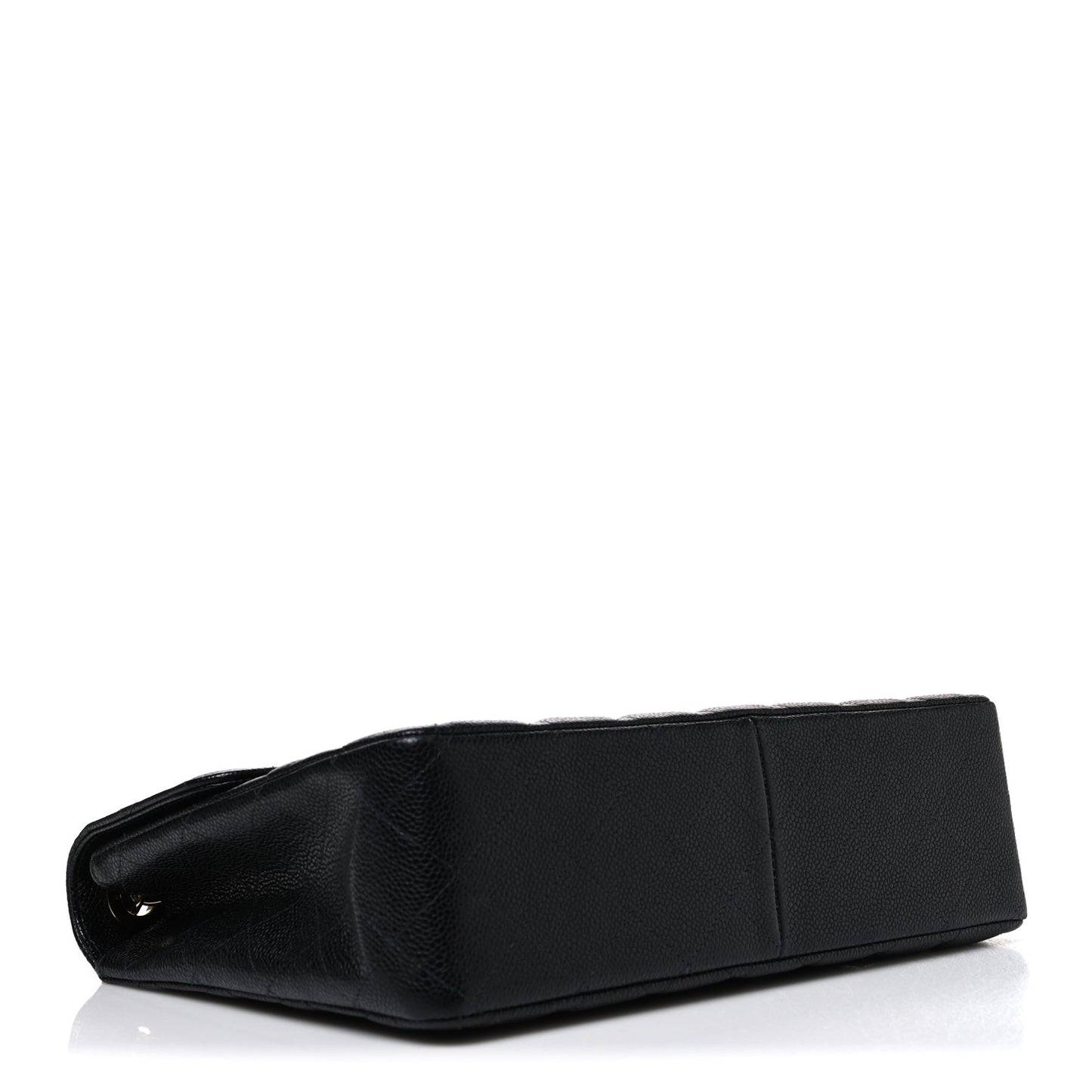 Caviar Jumbo Single Flap Black