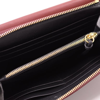 Chloe Leather Envelope Wallet Burgundy 7 of 8