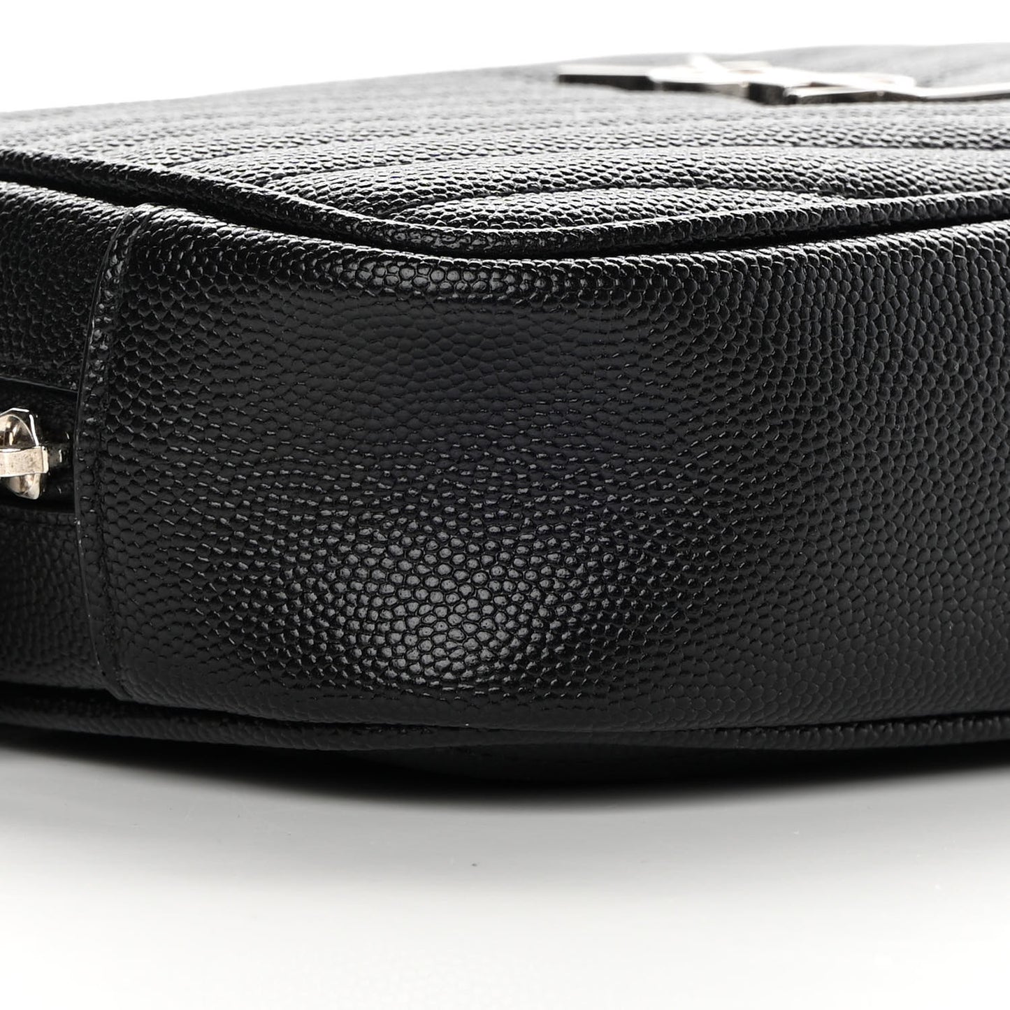 Grain De Poudre Matelasse Monogram Mini Lou Camera Bag Black