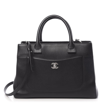 Chanel Grained Calfskin Small Neo Executive Shopper Tote Black 1 of 10