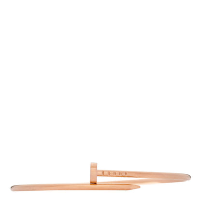 Cartier 18K Pink Gold Small Juste Un Clou Bracelet 19 1 of 3