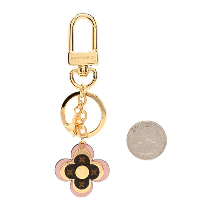 Louis Vuitton Monogram Blooming Flowers BB Bag Charm Key Holder Pink 2 of 6