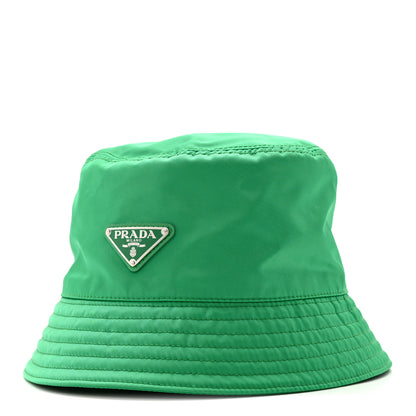 Prada Re-Nylon Triangle Womens Bucket Hat S Menta 1 of 10