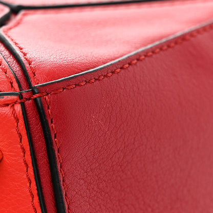 Loewe Calfskin Colorblock Small Puzzle Bag Red 10 of 13