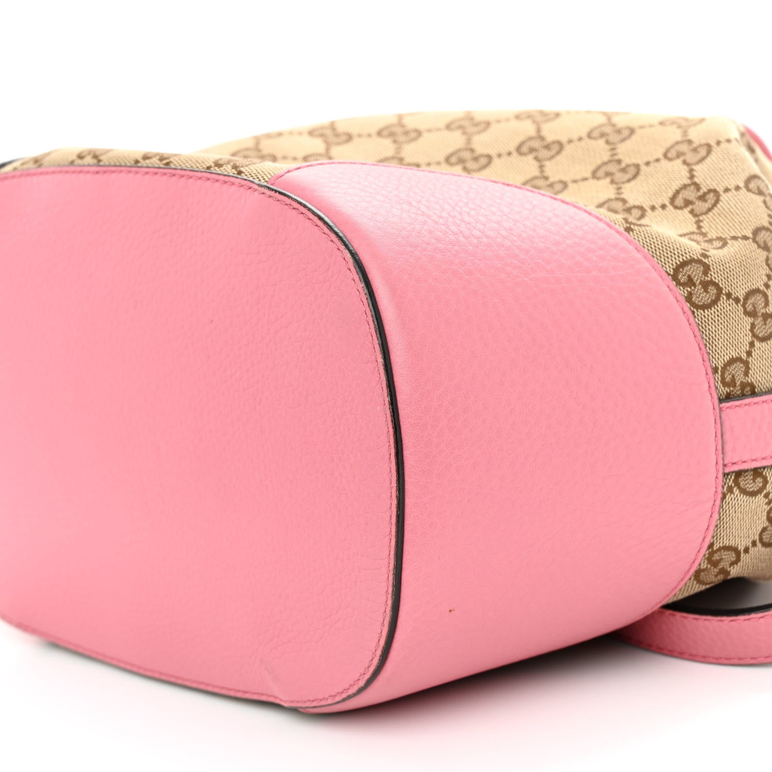 Gucci GG Monogram Calfskin Bucket Bag Pink 10 of 12