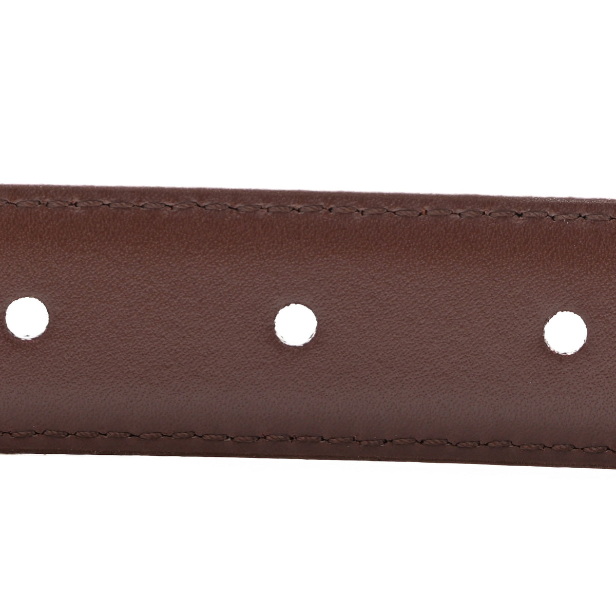 Celine Box Calfskin Medium 25mm Triomphe Belt 75 30 Chestnut 4 of 7