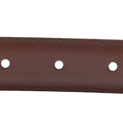 Celine Box Calfskin Medium 25mm Triomphe Belt 75 30 Chestnut 4 of 7