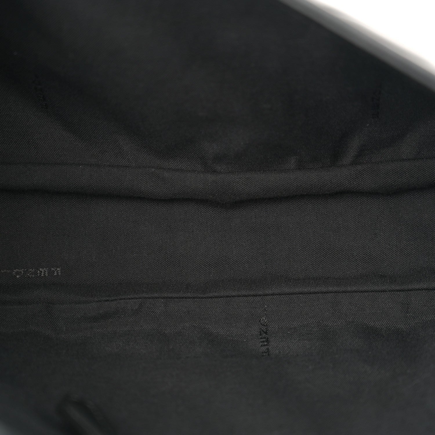 Fendi Nappa FF 1974 Embossed Large Baguette Black 5 of 13