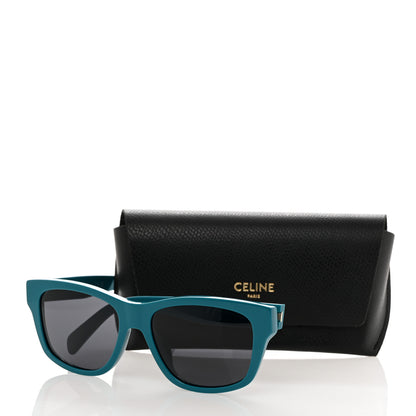 Celine Acetate Square Sunglasses CL40249U Blue 7 of 7