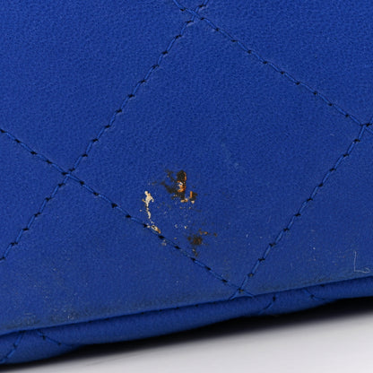 Chanel Lambskin Quilted Jumbo Single Flap Blue 11 of 17